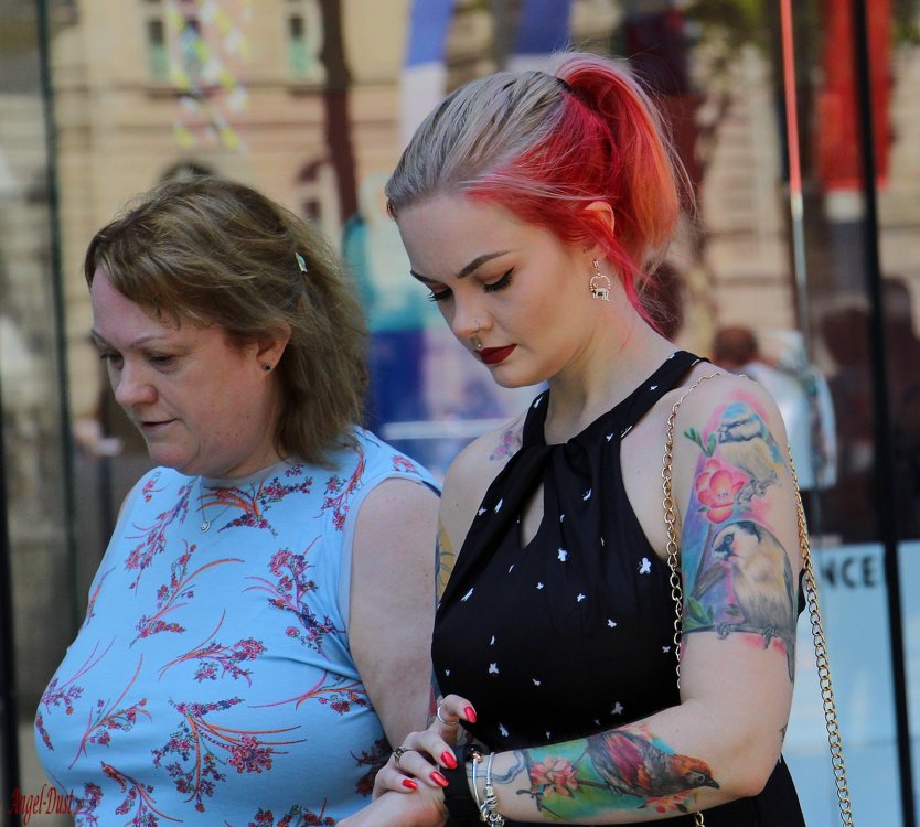 Beautiful tattooed girl and her mom 2 by Angel@Dust.jpg