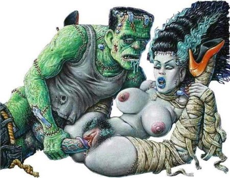Frankenstein and His Bride.jpg